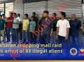 菲律宾警方商场执法拘留83名外籍人士 涉嫌违规经商或面临遣返