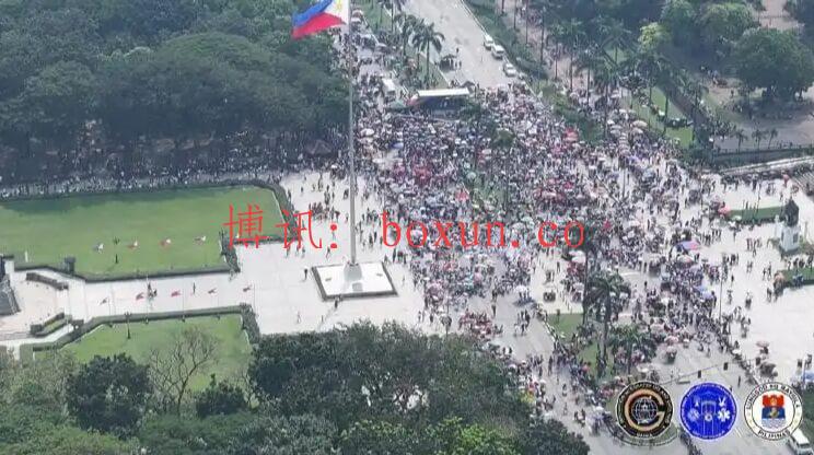 菲律宾首都爆发大规模抗议