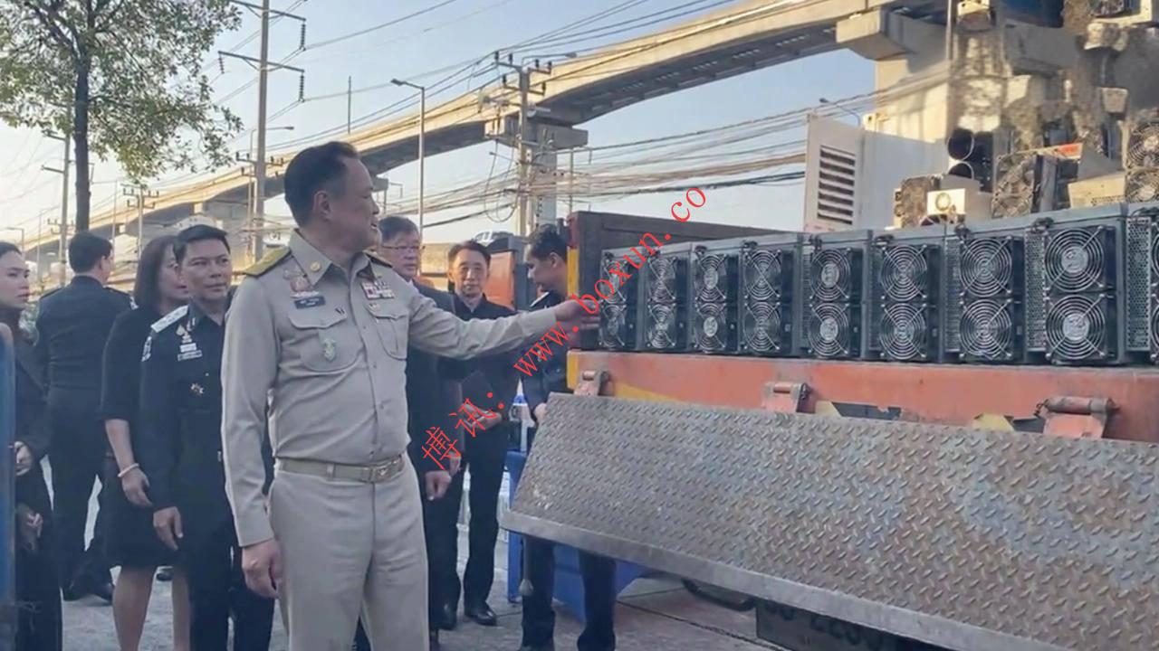 泰国捣毁大型非法比特币挖矿网络 查获3642台矿机 涉案资金或达50亿泰铢
