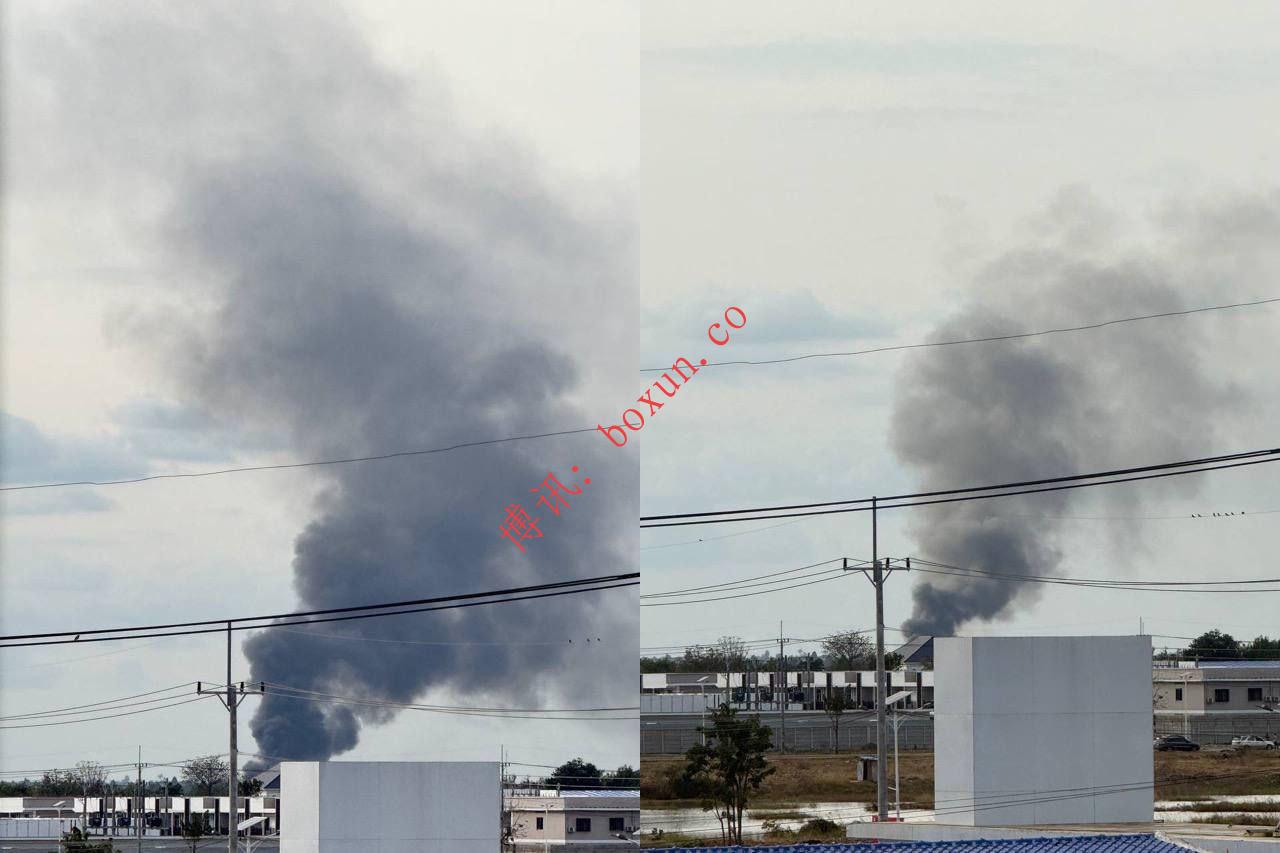 泰军炮弹落入柬埔寨波贝园区附近 引发震动 场内严禁拍照泄密