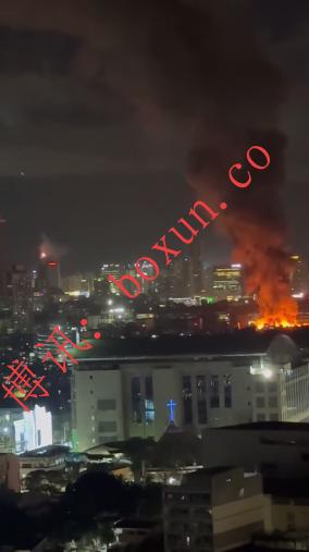 群友投稿 菲律宾不知道哪里着火了