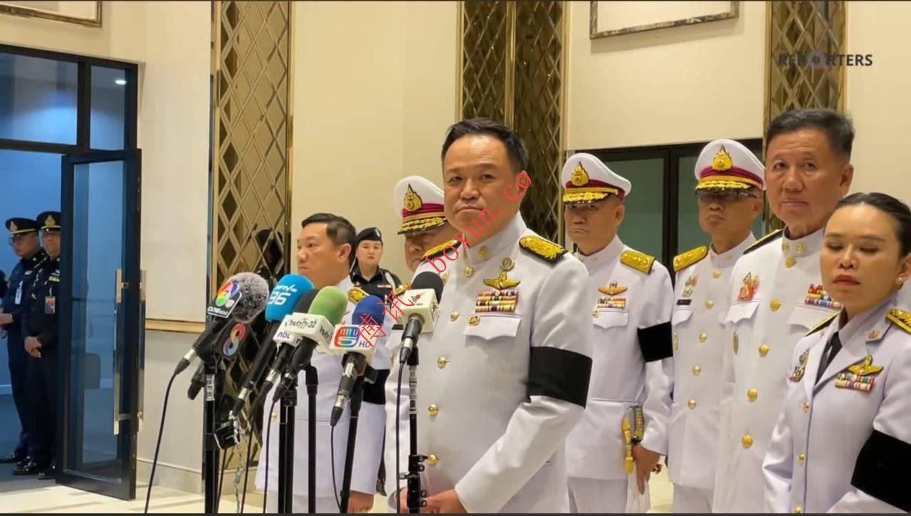 泰国总理阿努廷强硬表态：柬泰停火前景不明 今晚停火“完全不可能”