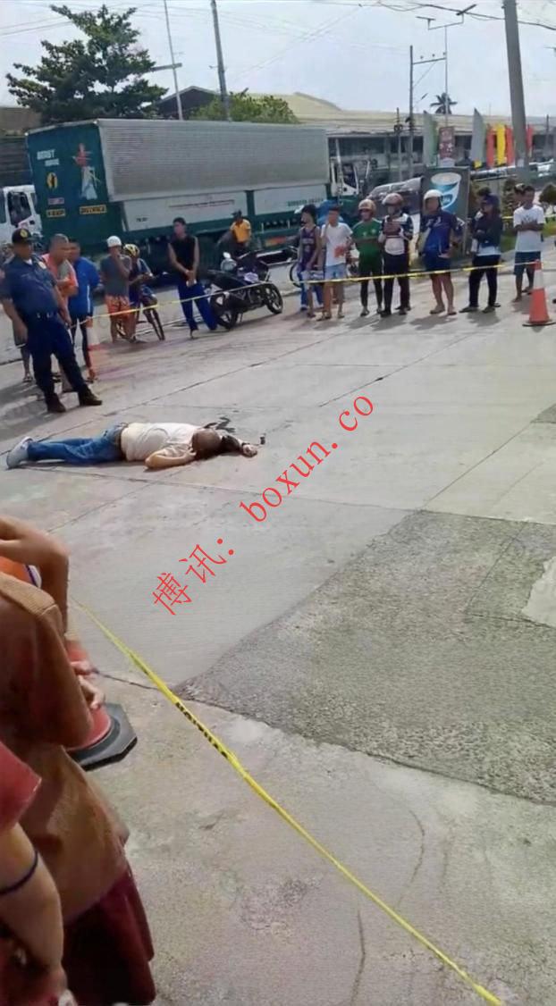 菲律宾达沃市一加油站附近发生枪击案 一名男子中枪身亡