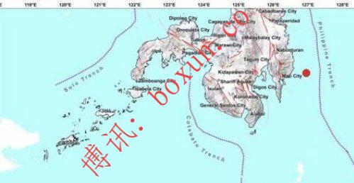 菲律宾达沃东方省外海发生6.4级地震，多地出现强烈震感