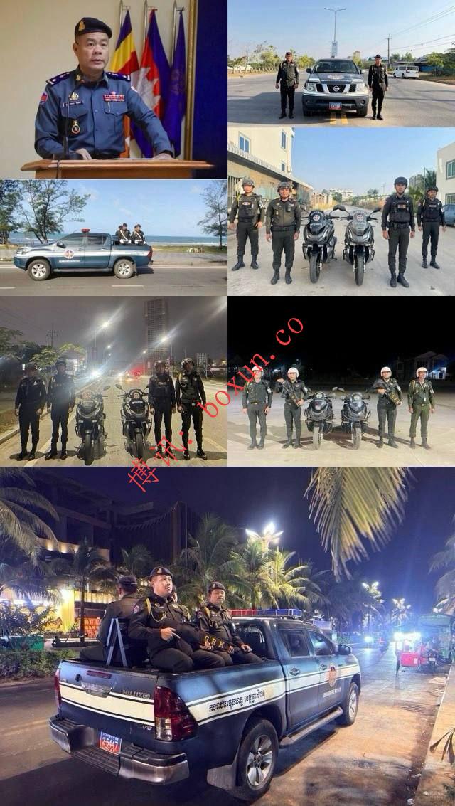 西港宪兵全城巡逻 强化治安防控 全力保障群众与游客安全