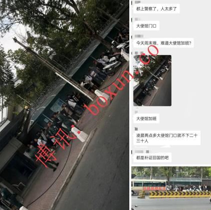 中国驻柬使馆周日加班办证 金边中国公民回国潮引发舆论关注