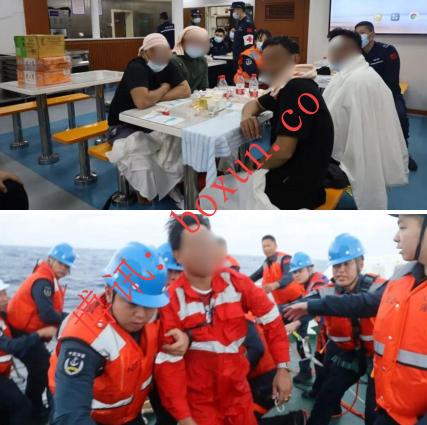 菲律宾船员南海遇险 中国海警率先施救 17人获救