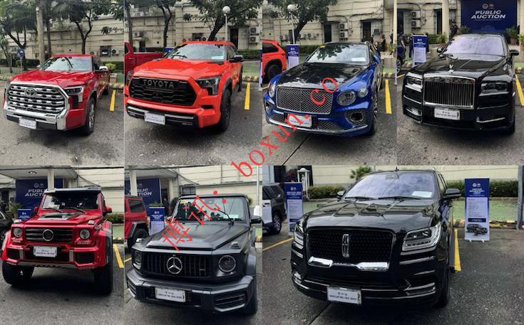 菲律宾海关将拍卖10辆顶级豪车，两辆布加迪 Chiron 亮相马尼拉