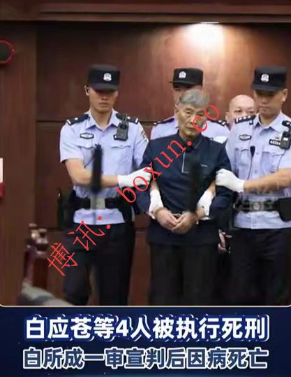 缅北“白家”犯罪集团案终审落槌：白应苍等4人被依法执行死刑