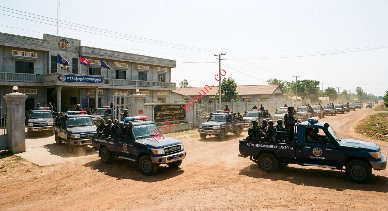 多部门联合执法升级 柬埔寨宪兵部队从诗梳风出动驰援波贝