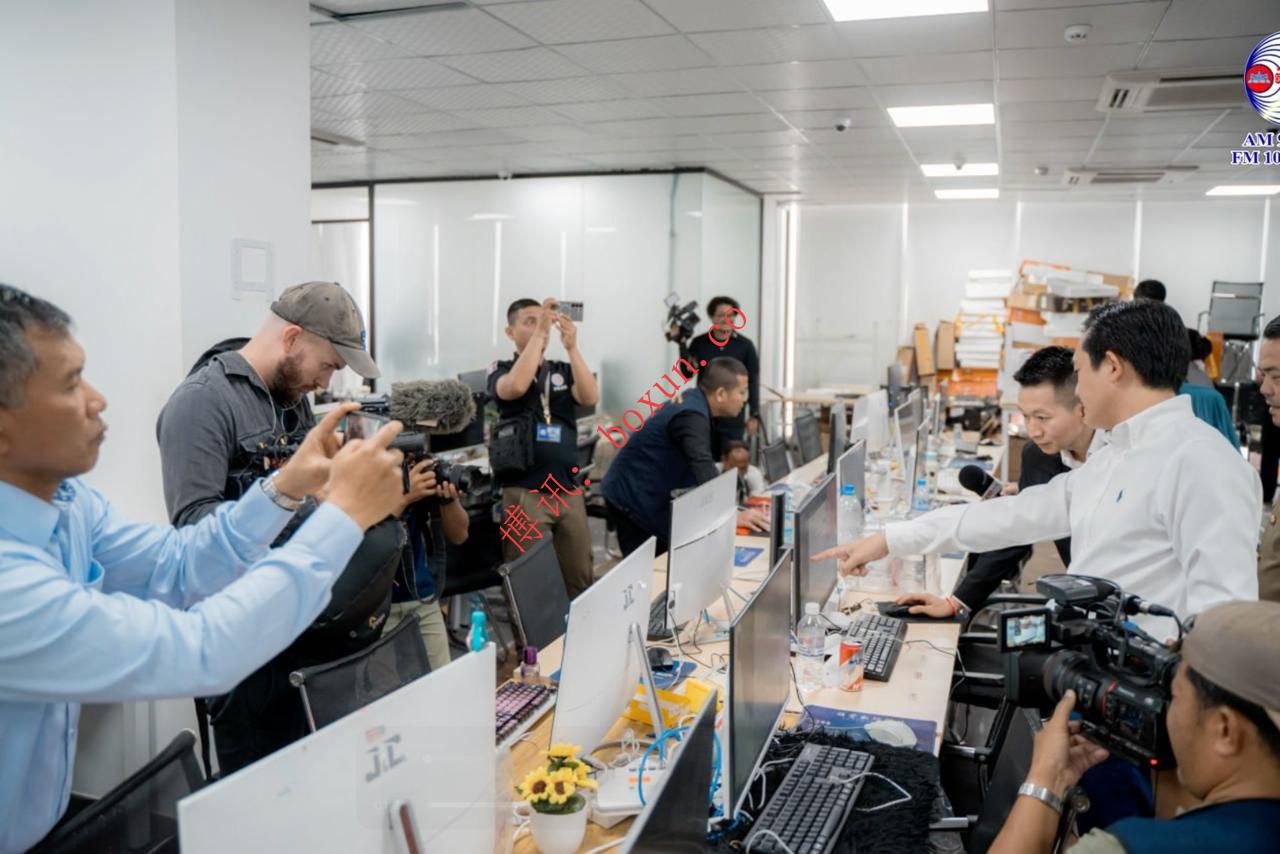 柬埔寨警方邀请20家国际媒体直击反诈行动 三个月清查65处诈骗窝点